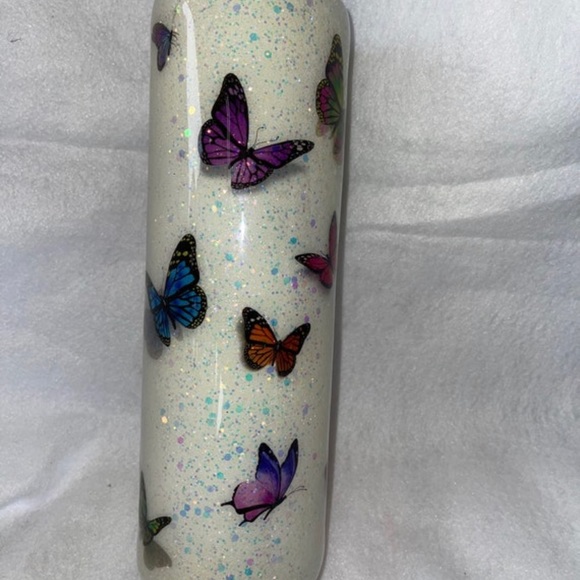 Multi color Butterflies Custom 30oz Hot/Cold Cup - Picture 6 of 10